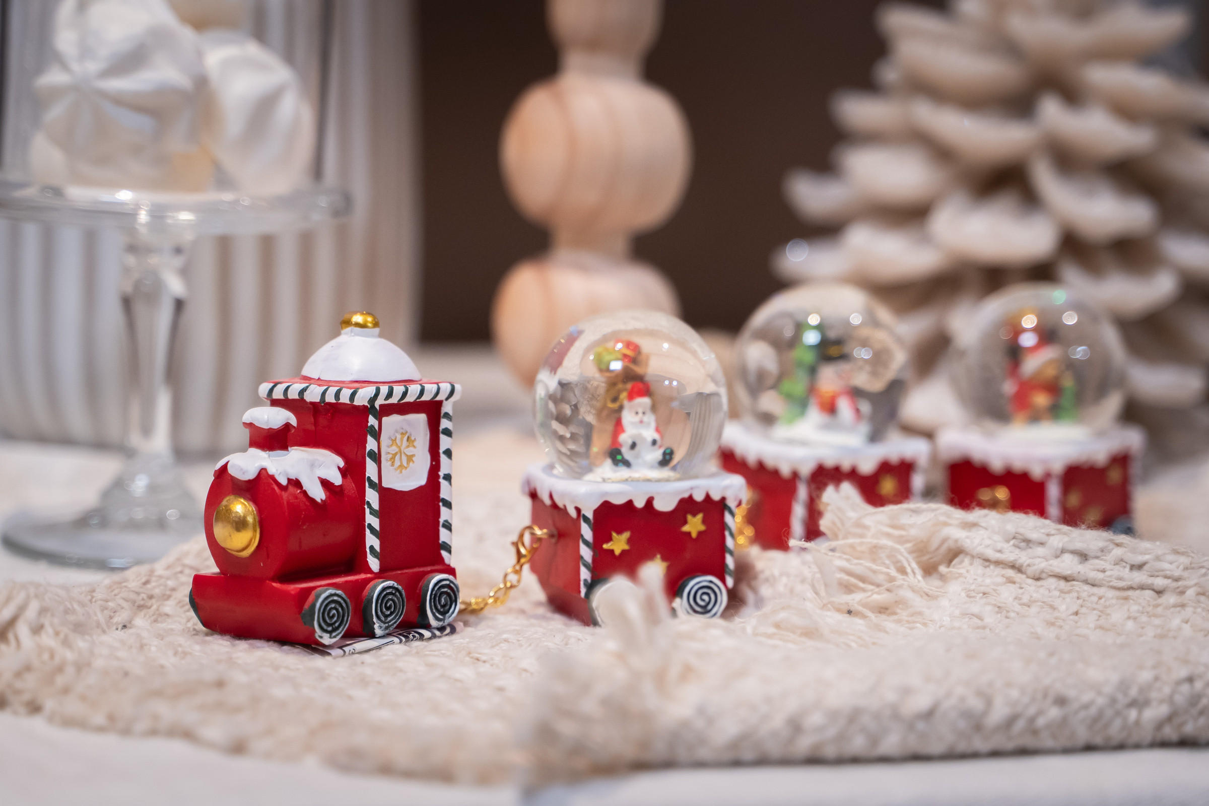 WEIHNACHTSBAHN Schneekugeln - Multicolor, Kunststoff (4/7.2/20cm) - Atmosphera Createur d´interieur