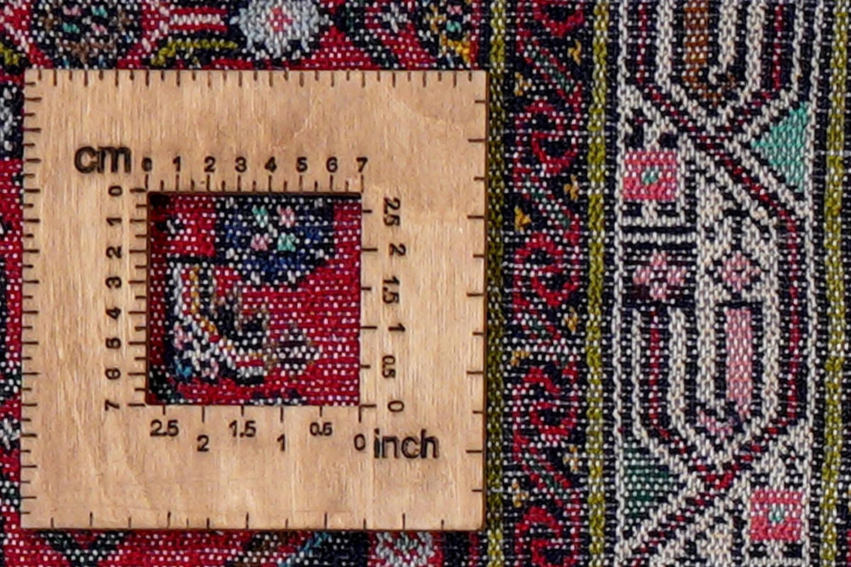 LÄUFER Orient handgeknüpft Assadabad Rot 200/84 cm Schurwolle - Rot, Textil (84/200cm) - Looma
