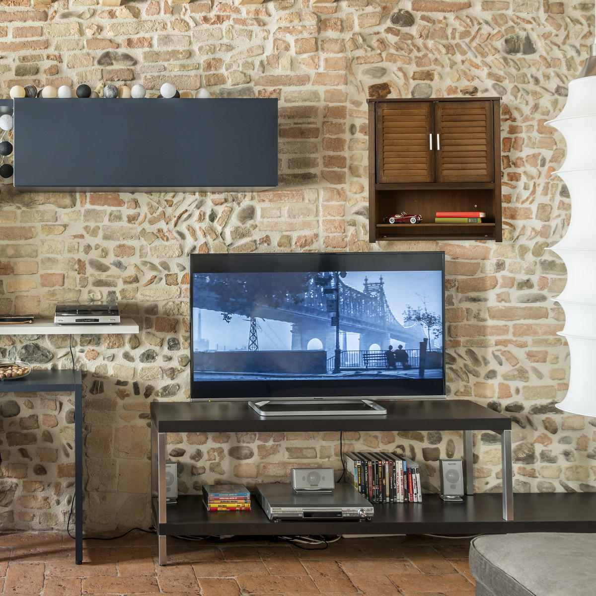 HÄNGESCHRANK - Dunkelbraun, Holz (62/66/20cm) - Relaxdays