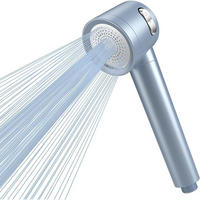 HANDBRAUSE mit Filter 3 Strahlarten Wassersparend Blau - Blau, Kunststoff (9/12.7/27cm)