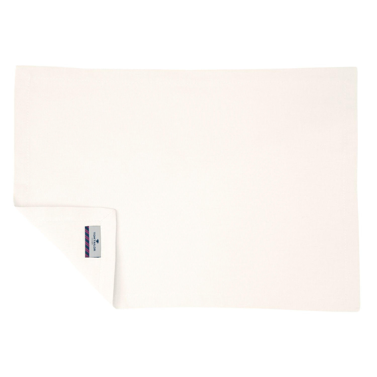 TISCH-SET 6 TEILIG DOVE - Zwetschgefarben, Textil (35/50cm) - Tom Tailor