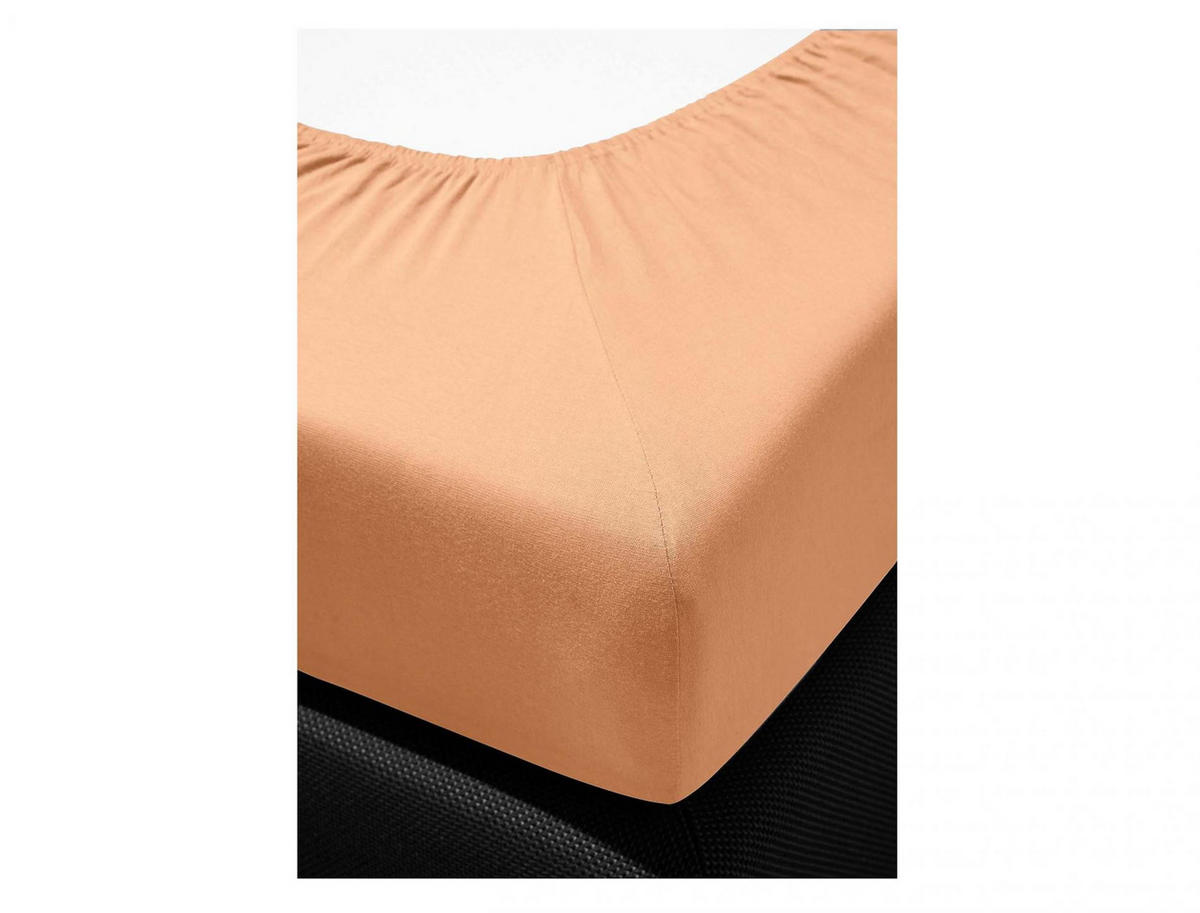 SPANNBETTTUCH ROYAL 0003 - Orange, Textil (100/200cm) - Irisette