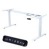 TISCHGESTELL HÖHENVERSTELLBAR LIFT S5 weiss - Weiß, Metall (68/180/118cm) - Albatros