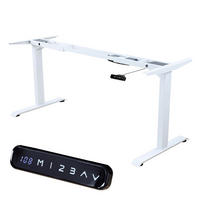 TISCHGESTELL HÖHENVERSTELLBAR LIFT S5 weiss - Weiß, Metall (68/180/118cm) - Albatros