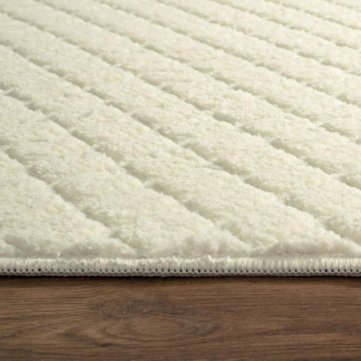 KURZFLORTEPPICH 160/220 cm Rotterdam 591 - Creme, Kunststoff (160/220cm) - Paco Home