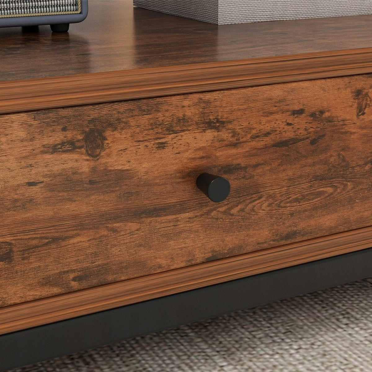 COUCHTISCH, braun 100/55/47 cm - Braun, Holzwerkstoff (61/110/11cm)