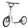 KINDERROLLER, Hellblau/Schwarz/Weiß/Grün, Stahl+ Aluminium - Weiß, Metall (139/58/96cm) - HOMCOM
