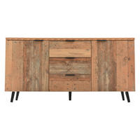 SIDEBOARD Dunkelbraun 140/35/70 cm - Braun, Holzwerkstoff (140/70/35cm) - PANGIVO