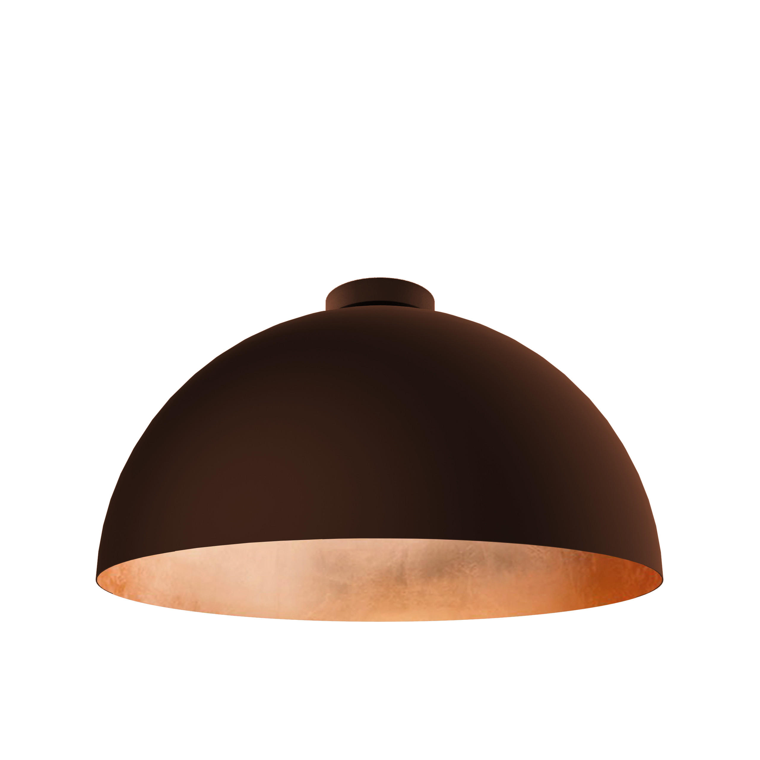 DECKENLEUCHTE - Braun, Metall (40/40/20cm) - Lumicom