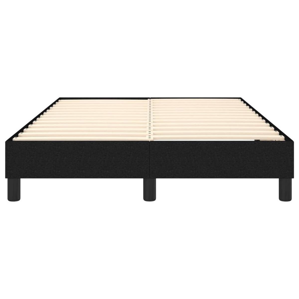 POLSTERBETT Quinlan 120/203 cm - Schwarz, Holzwerkstoff (120/200cm) - Nettlife