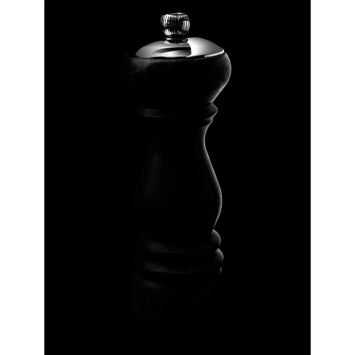 PFEFFERMÜHLE Paris Icone 18cm Ebenholz Schwarz Stahlmahlwerk - Schwarz, Holz (5.9/18/5.9cm) - PEUGEOT