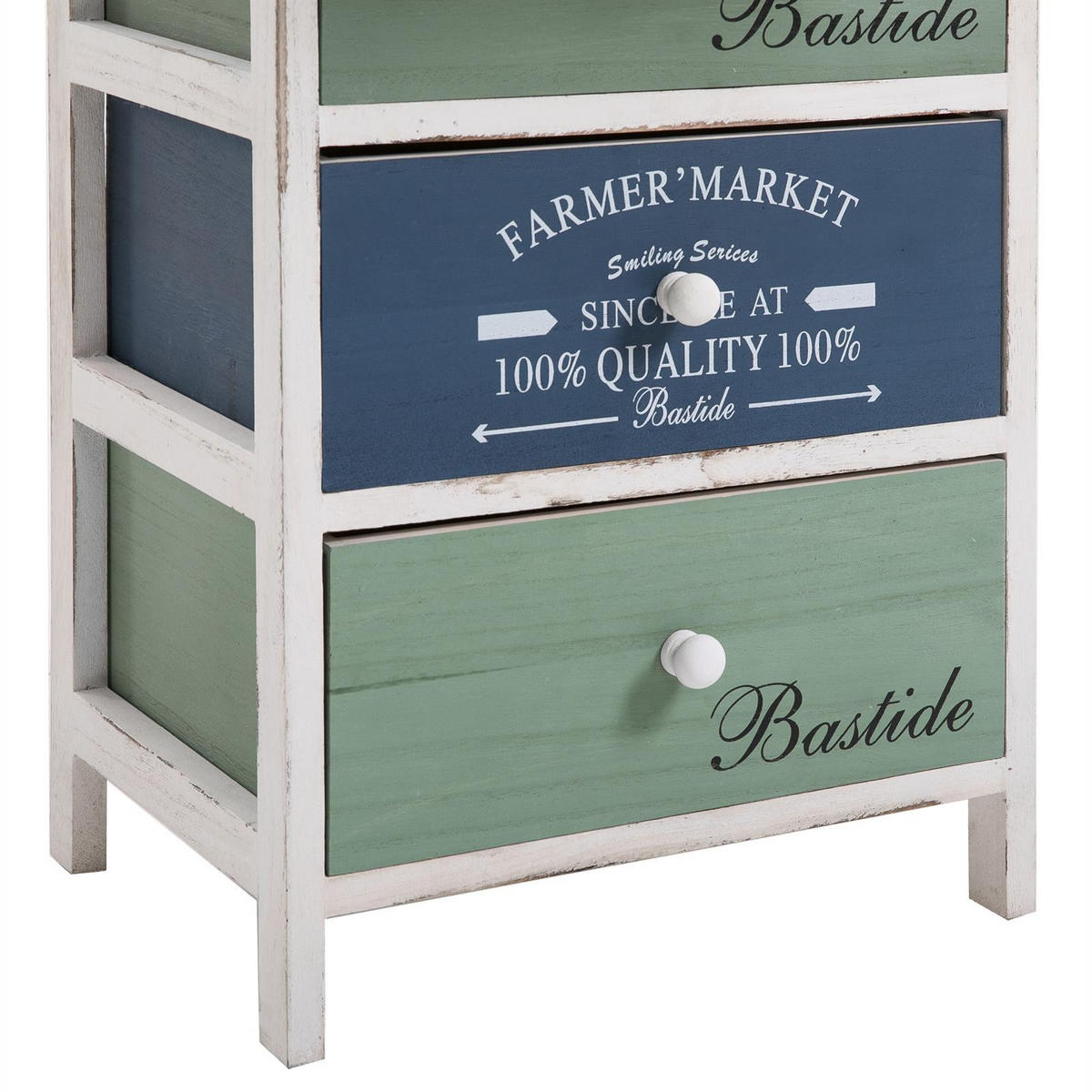 KOMMODE COLORIS - Weiß, Holzwerkstoff (40/77/30cm) - CARO-Möbel