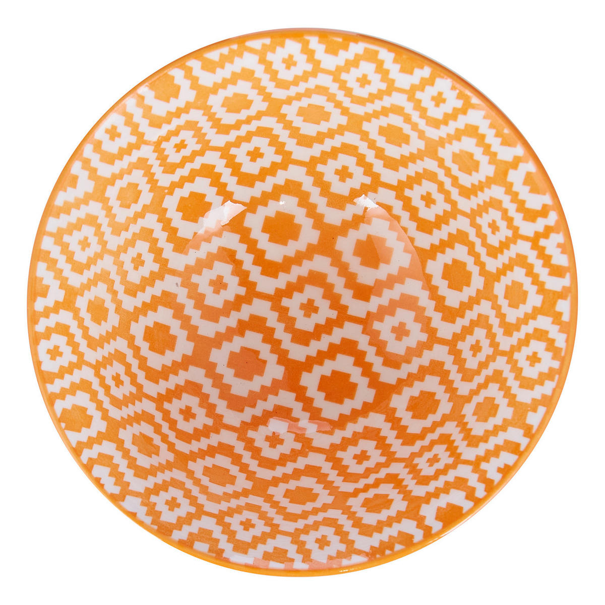 SCHALEN 6er-Set Ornaments 240 ml - Blau/Gelb, Keramik (11/11/5cm) - Butlers