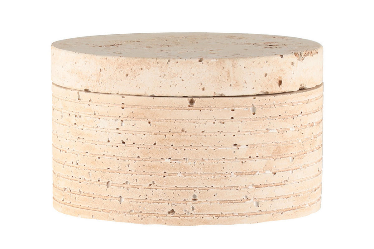 BEHÄLTER Zement ALEX 13/8 cm - Beige, Stein (13/7.5/13cm)