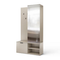VITRINE Ondine Kaschmir - Kaschmir, Holzwerkstoff (100/180/35cm) - Petits-meubles