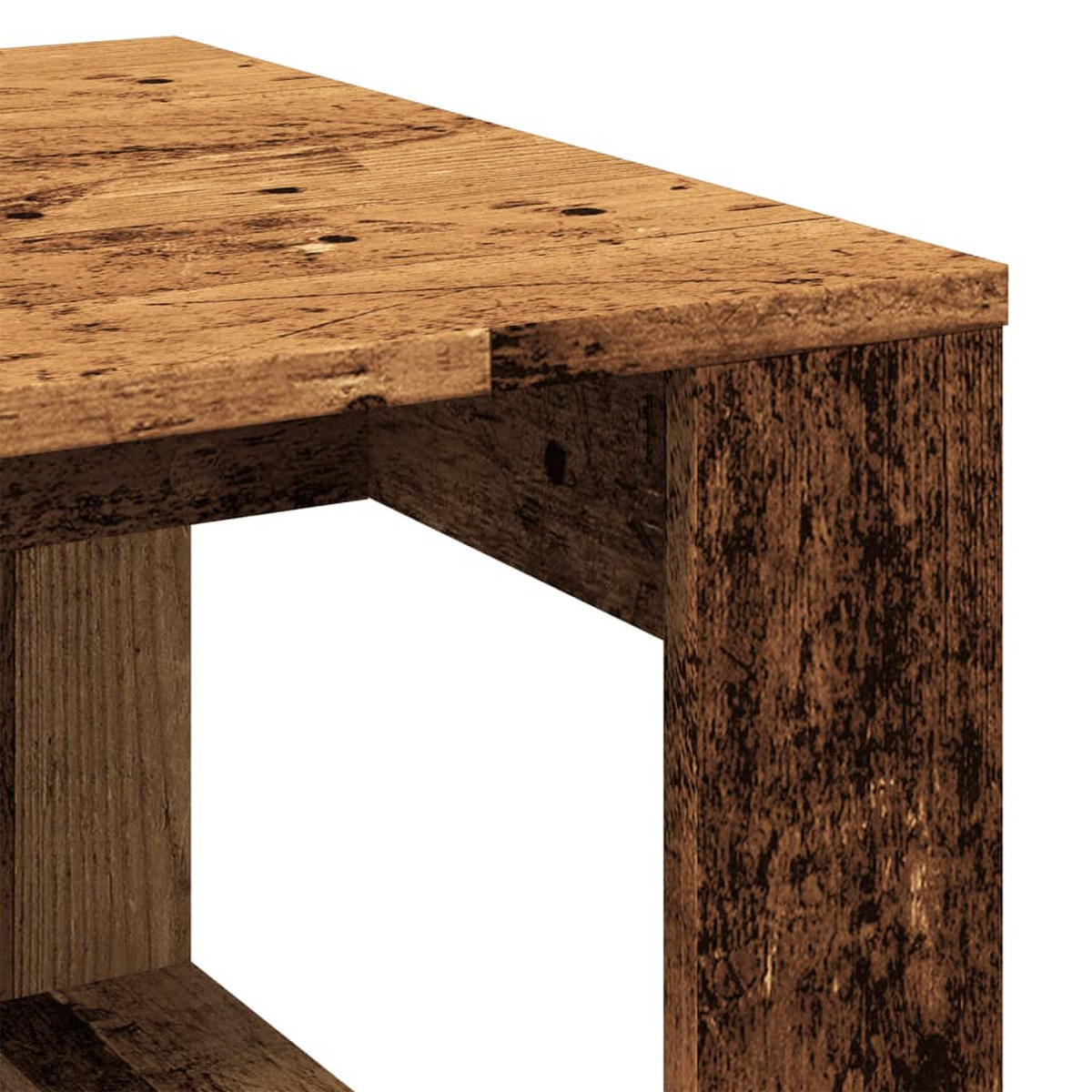 COUCHTISCH Morn 50/50/35 cm Braun Holzwerkstoff - Braun, Holzwerkstoff (50/50/35cm) - vidaXL