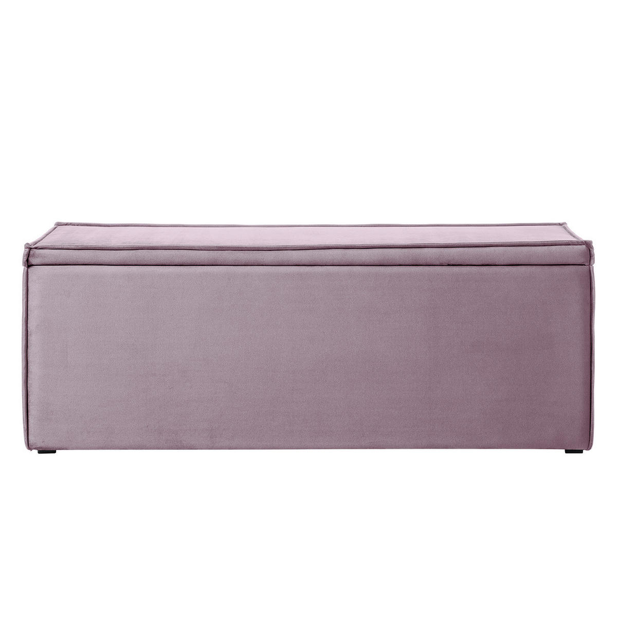 BETTTRUHE - Samt - Mauve, Kunststoff/Textil (140/51/40cm) - home24