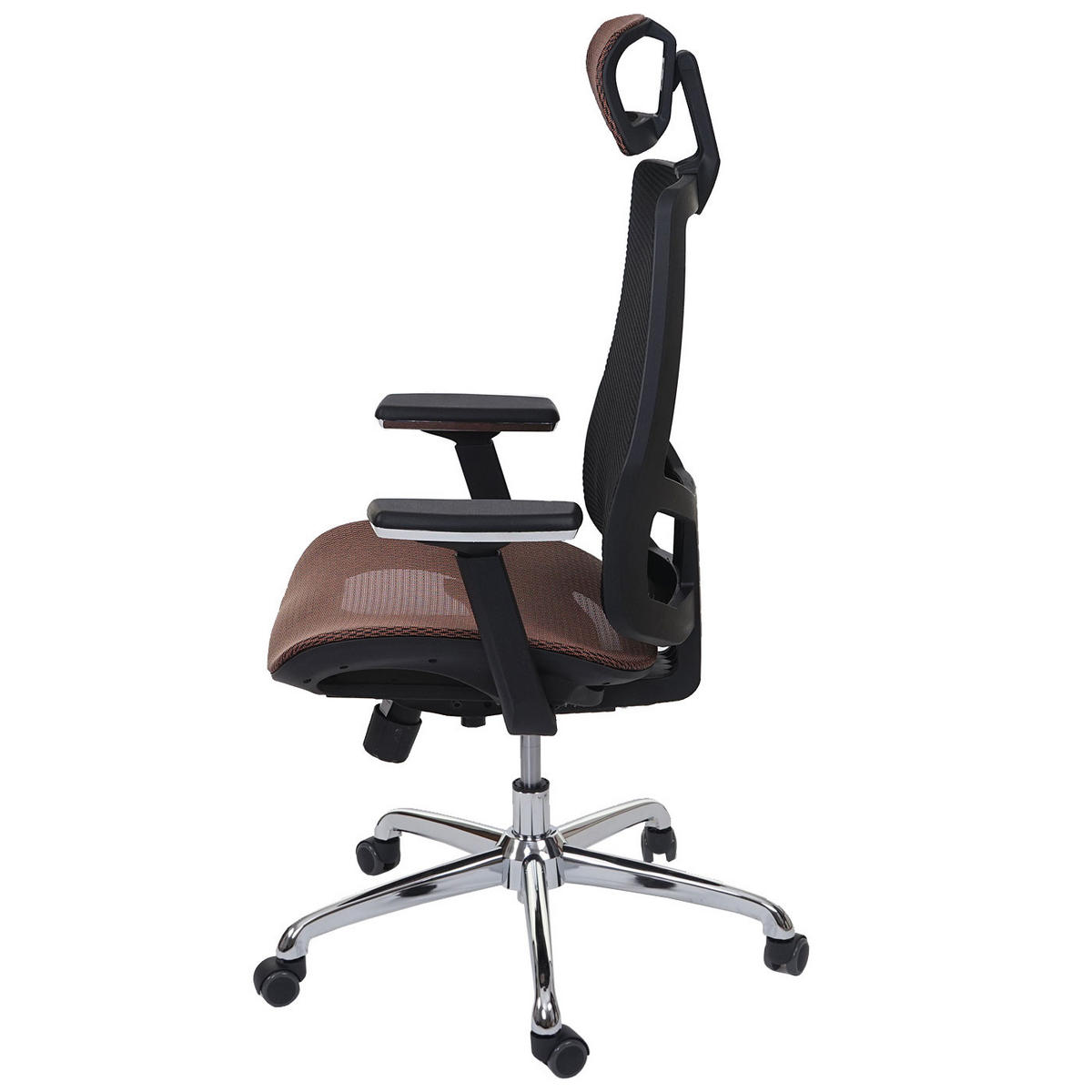BÜROSTUHL Orange, Schwarz - Schwarz/Orange, Textil (65/120/62cm) - MCW