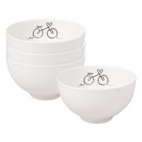 BOLS Statement Lines weiß ø 13,8 cm 4er Set - Weiß, Keramik (13.8cm) - Villeroy & Boch