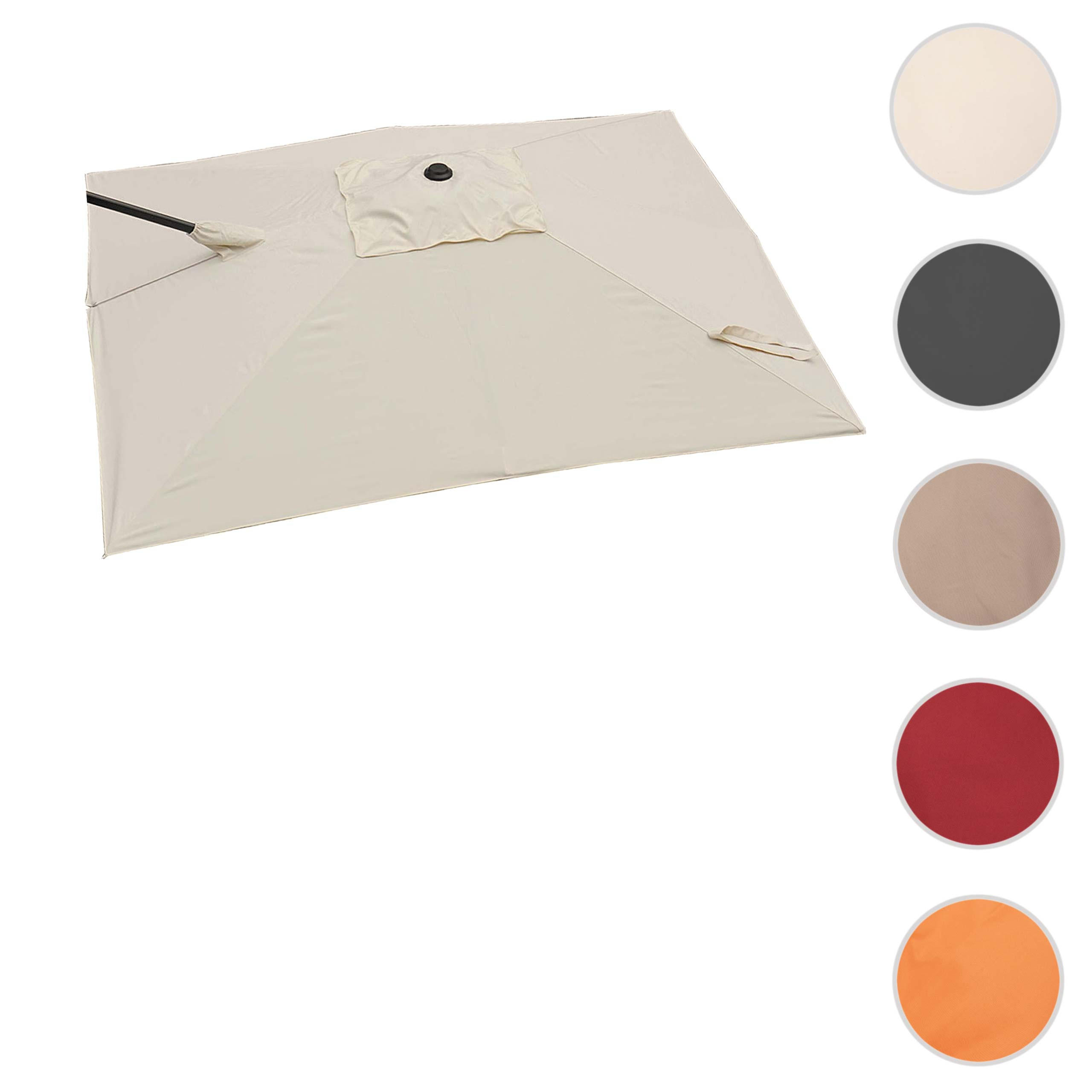 ERSATZ-BEZUG FÜR SCHIRM I Cremeweiß - Weiß, Textil (286/286cm) - MCW