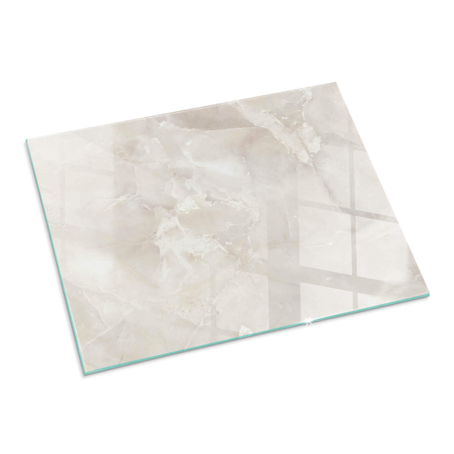 ArtPrintCave Glasplatte Creme 80x60x0.4 cm