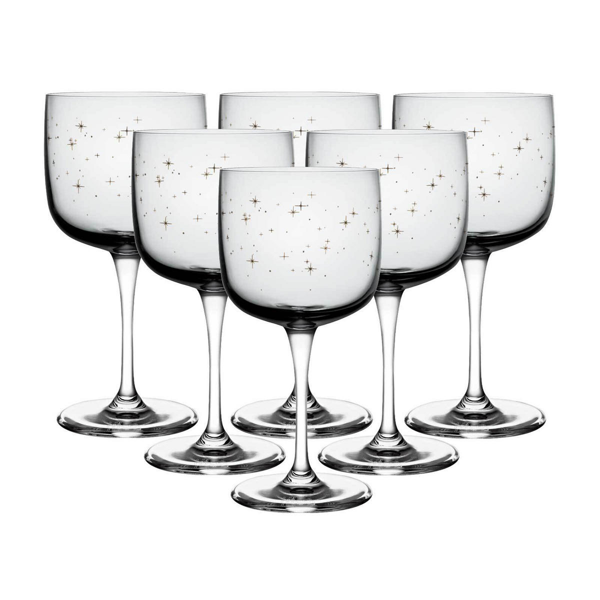 WEINGLÄSER Winter Glow grau 270 ml 6er Set - Grau, Glas (0.27L) - like.Villeroy & Boch