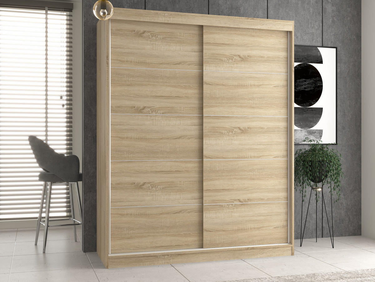 KLEIDERSCHRANK Sonoma 160/200/61 - Sonoma Eiche, Holzwerkstoff (160/200/61cm) - RAUMHIRSCH FURNITURE
