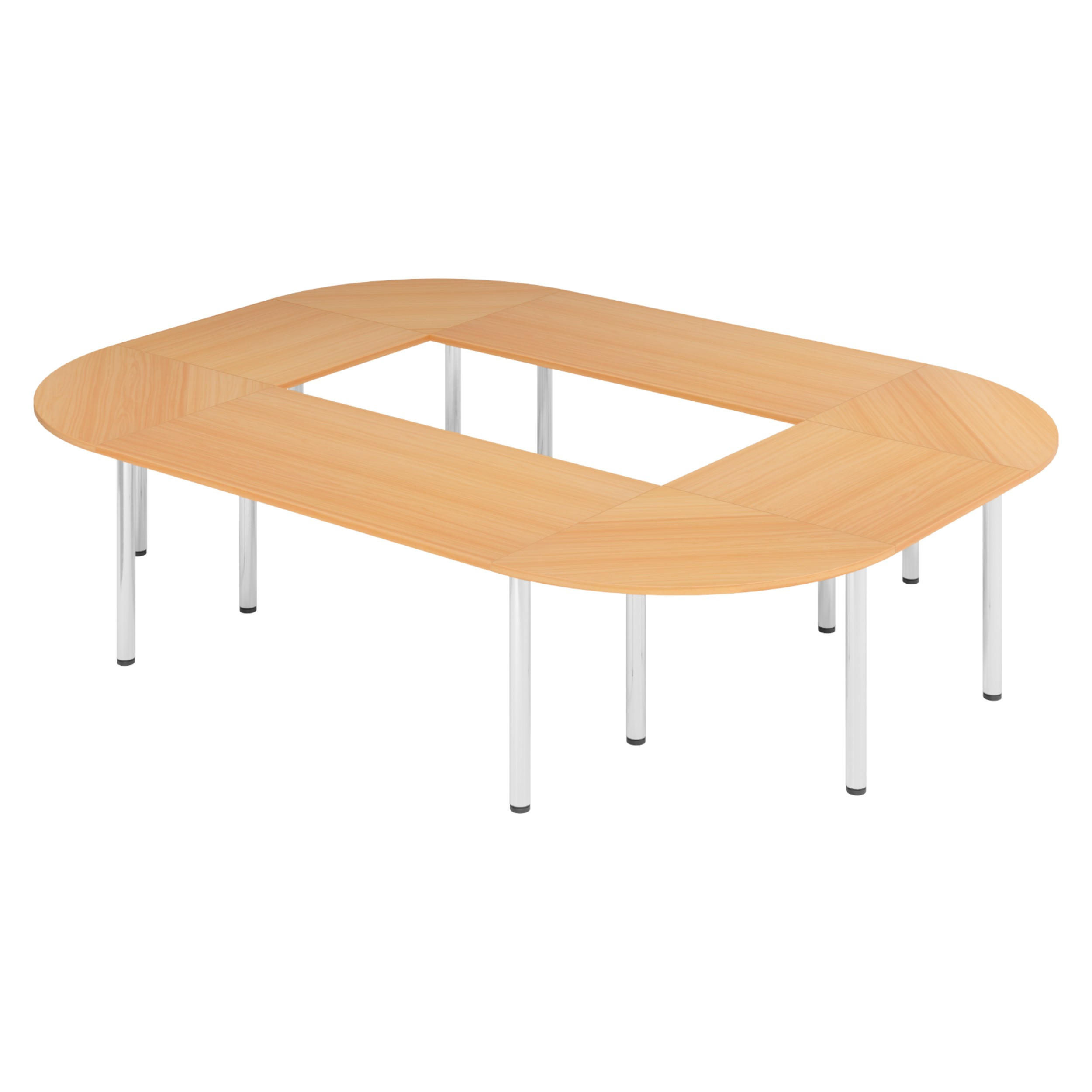 KONFERENZTISCH-SETS Serie-K 240/320/74 cm in Buchefarben - Buchefarben, Holzwerkstoff (240/320/74cm) - bümö