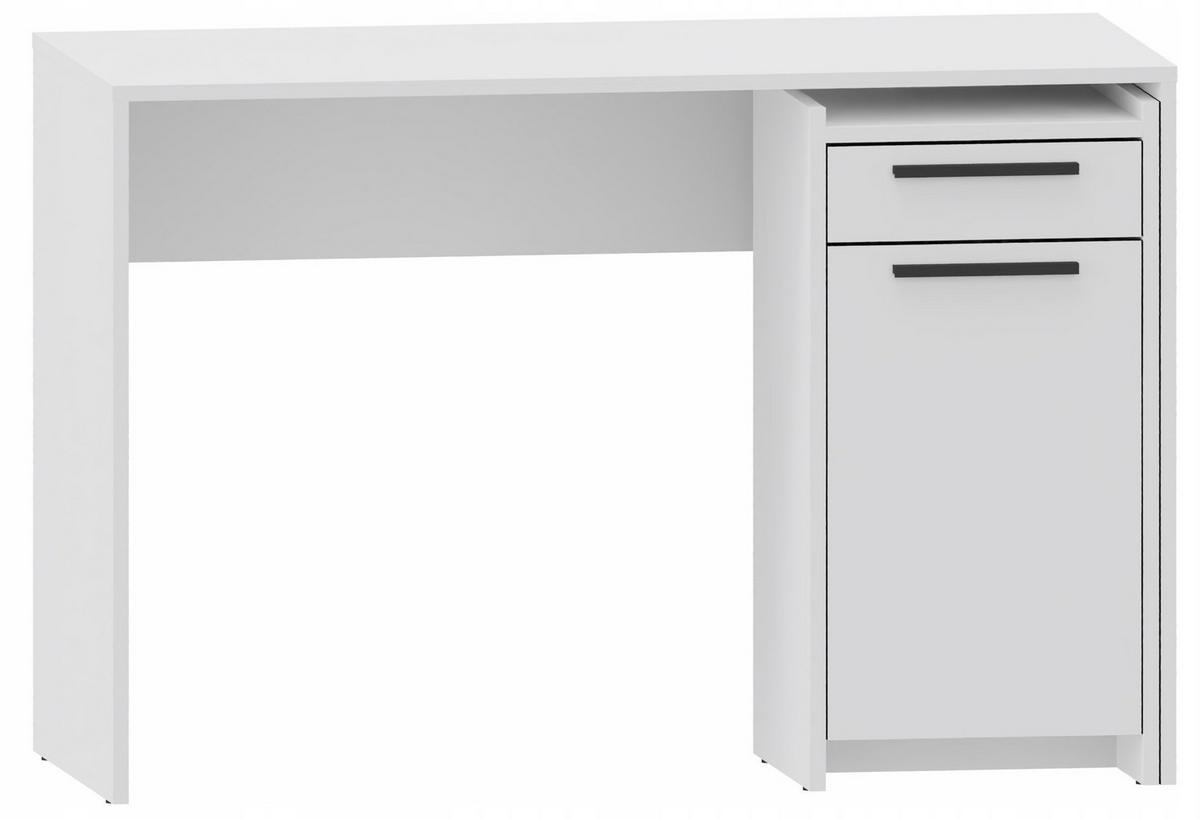 KOMMODE ALTIVO 1D1SN Weiß 36/35,6/70,4 cm - Weiß, Holzwerkstoff (36/70.4/35.6cm) - Matkam Möbel