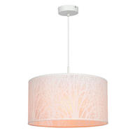 LED HÄNGELEUCHTE PINNI Weiß Baum-Dekor - Weiß, Metall (38/38/120cm) - Globo Lighting