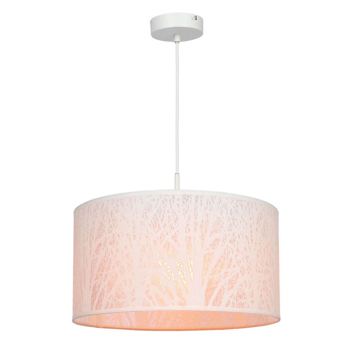 LED HÄNGELEUCHTE PINNI Weiß Baum-Dekor - Weiß, Metall (38/38/120cm) - Globo Lighting