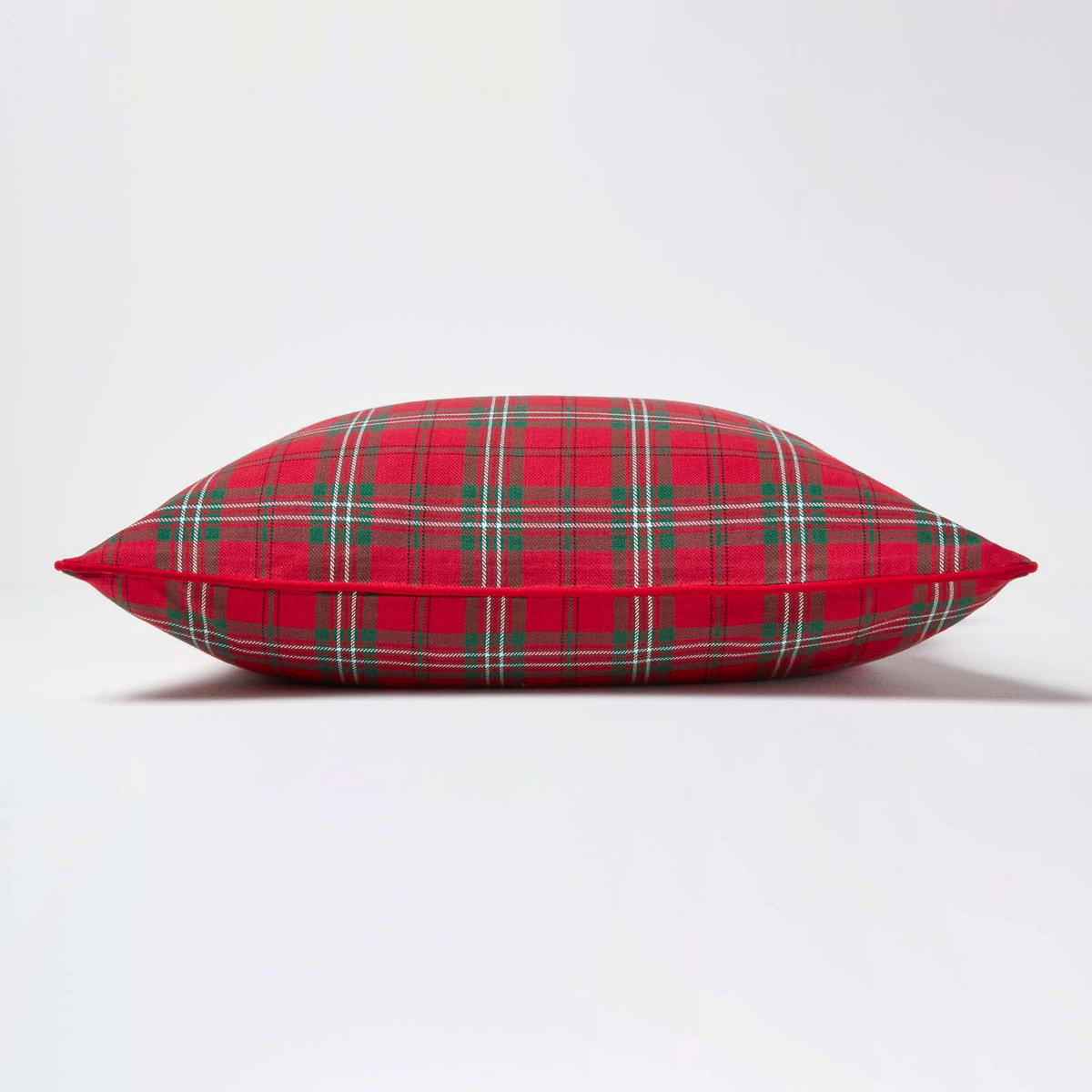 KISSENHÜLLE Edward Schottenkaro 45/45 cm - Rot, Textil (45/45cm) - Homescapes