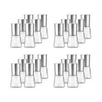 GEWÜRZMÜHLENSET Basic transparent-silber 24er Set - Transparent/Silberfarben, Glas/Metall (7/15/14cm) - Ritzenhoff Breker