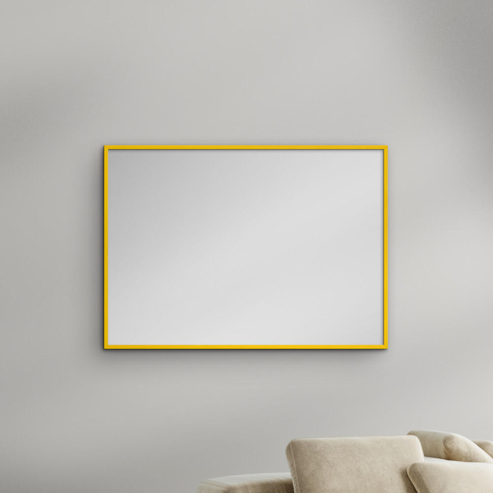 SPIEGEL - Gelbes Holz - Gelb, Holz/Papier (21/29.7/2cm) - Poster&Frame