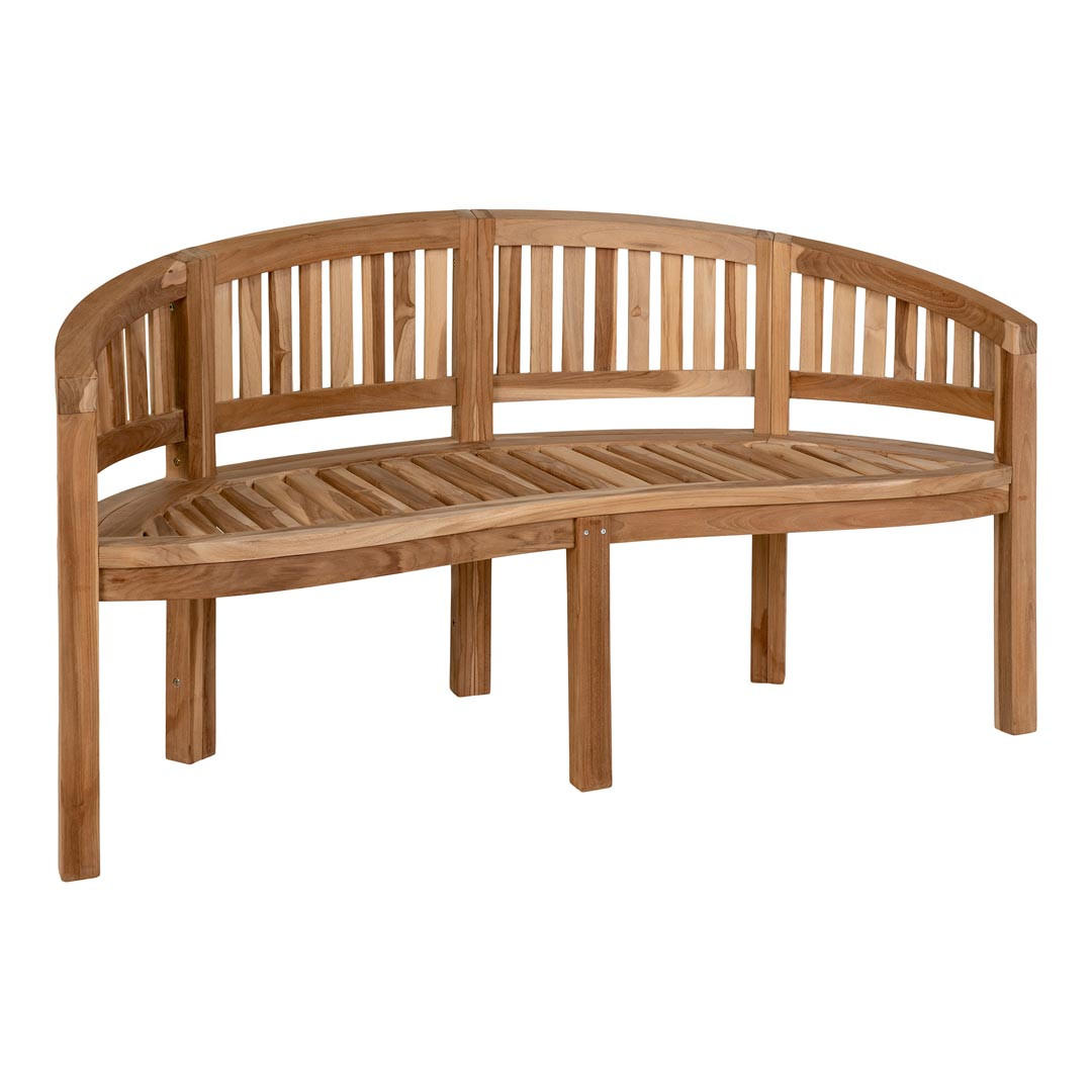 GARTENBANK Teak Dekor - Teakfarben, Holzwerkstoff (150/85/60cm) - ebuy24