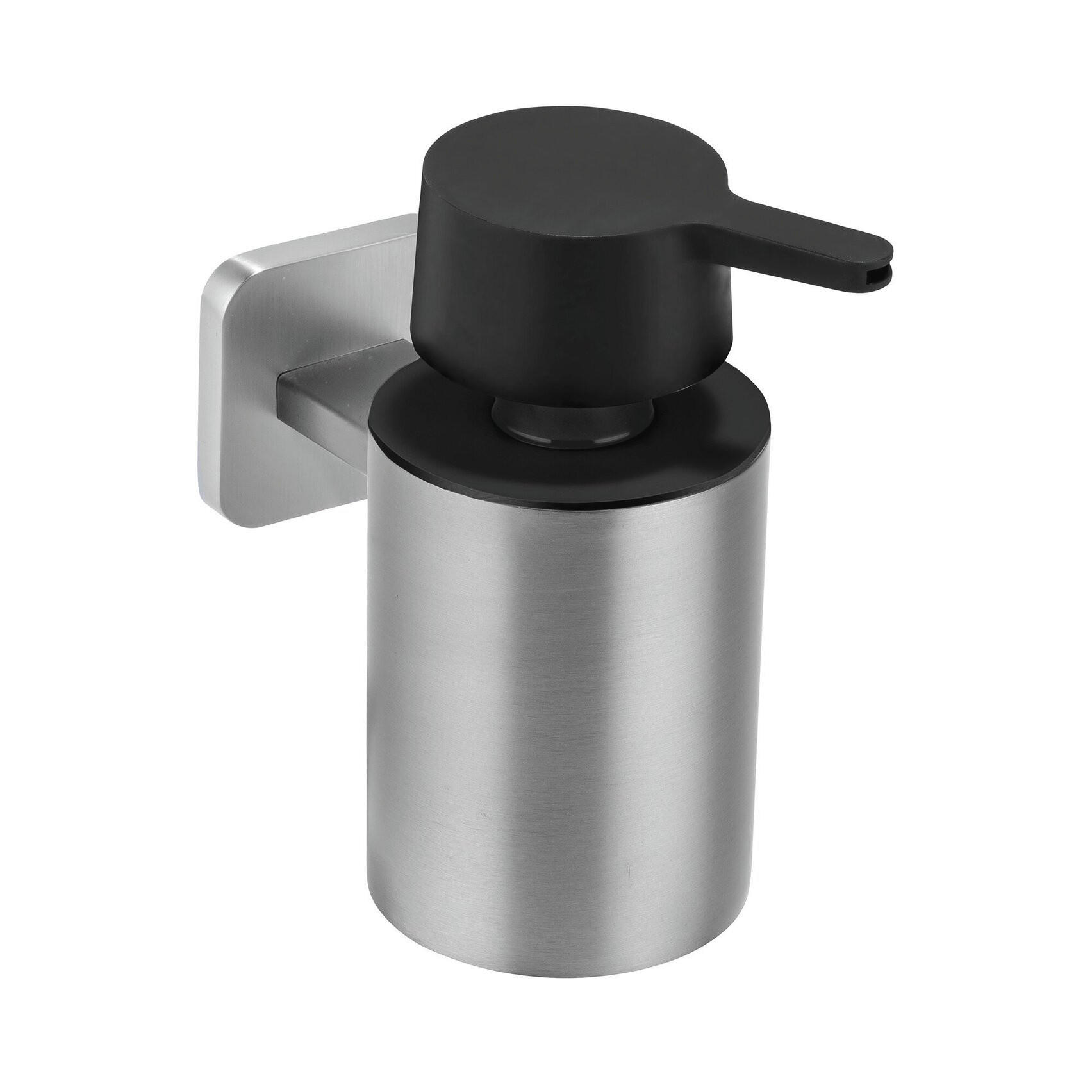 SEIFENSPENDER Turbo 14,5/9,5/11,5 cm - Silberfarben, Metall (9.5/11.5/14.5cm) - Wenko