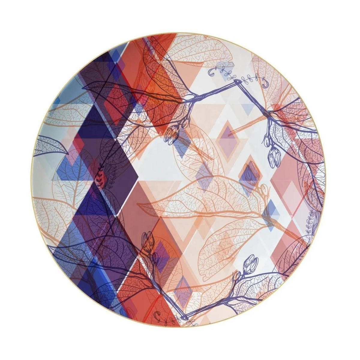 TELLERSET Klassisch Luxus Bone China Weiß Gold 4tlg Ø30 Ø27 Ø20 Ø16 cm - Multicolor, Keramik (30/2/2cm) - Quality Elegance