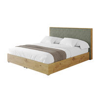 POLSTERBETT mit Bettkasten und Lattenrost, Boxbett mit Kopftei und Stauraum mit Matratze H3/H4 - ENZO10 160x200 Olivgrün - Olivgrün, Holzwerkstoff/Textil (160/200cm) - ALTDECOR