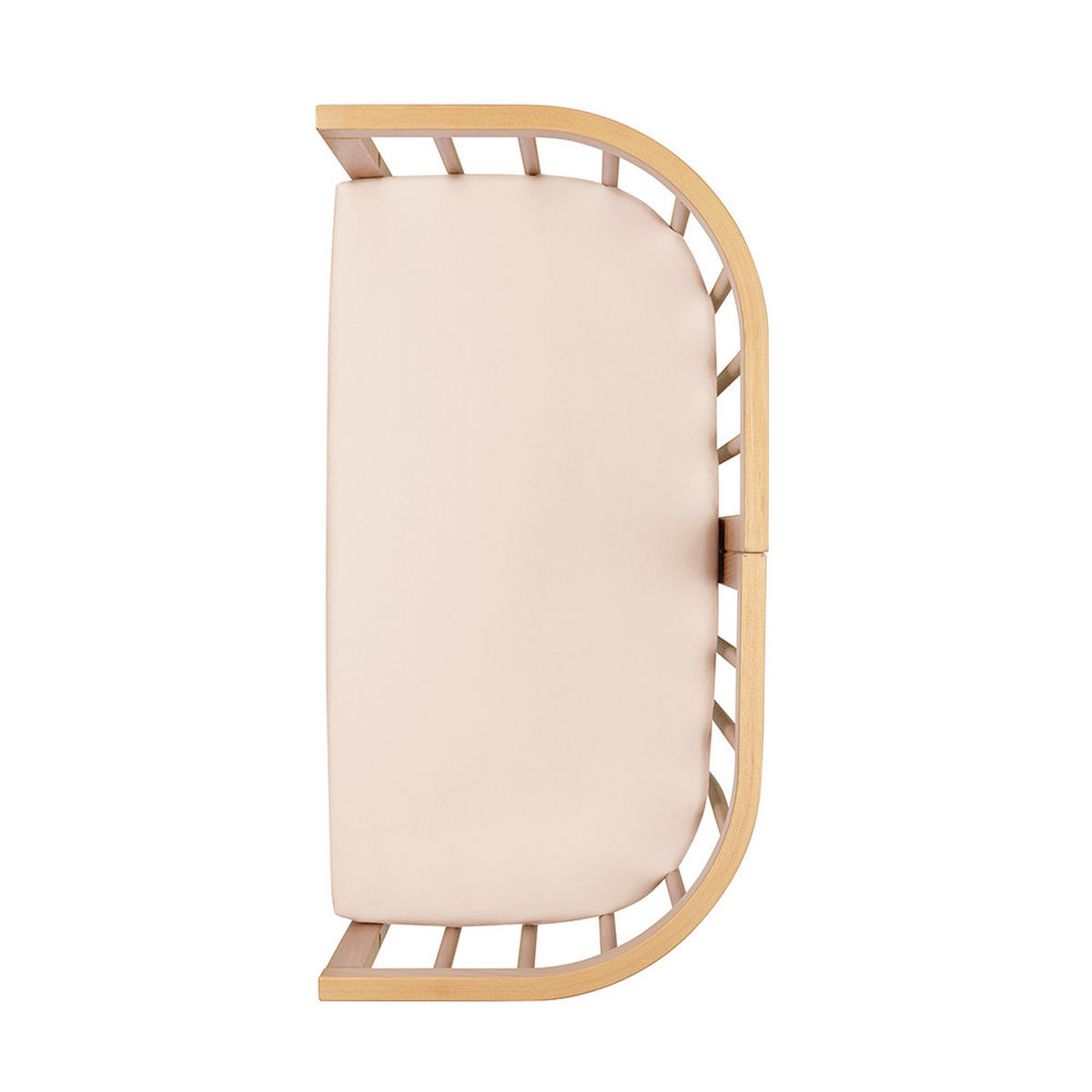 NAPENJALNA rjuha za dojenčke obposteljna posteljica 7v1 - šampanjec, tekstil (37/73cm) - waldin