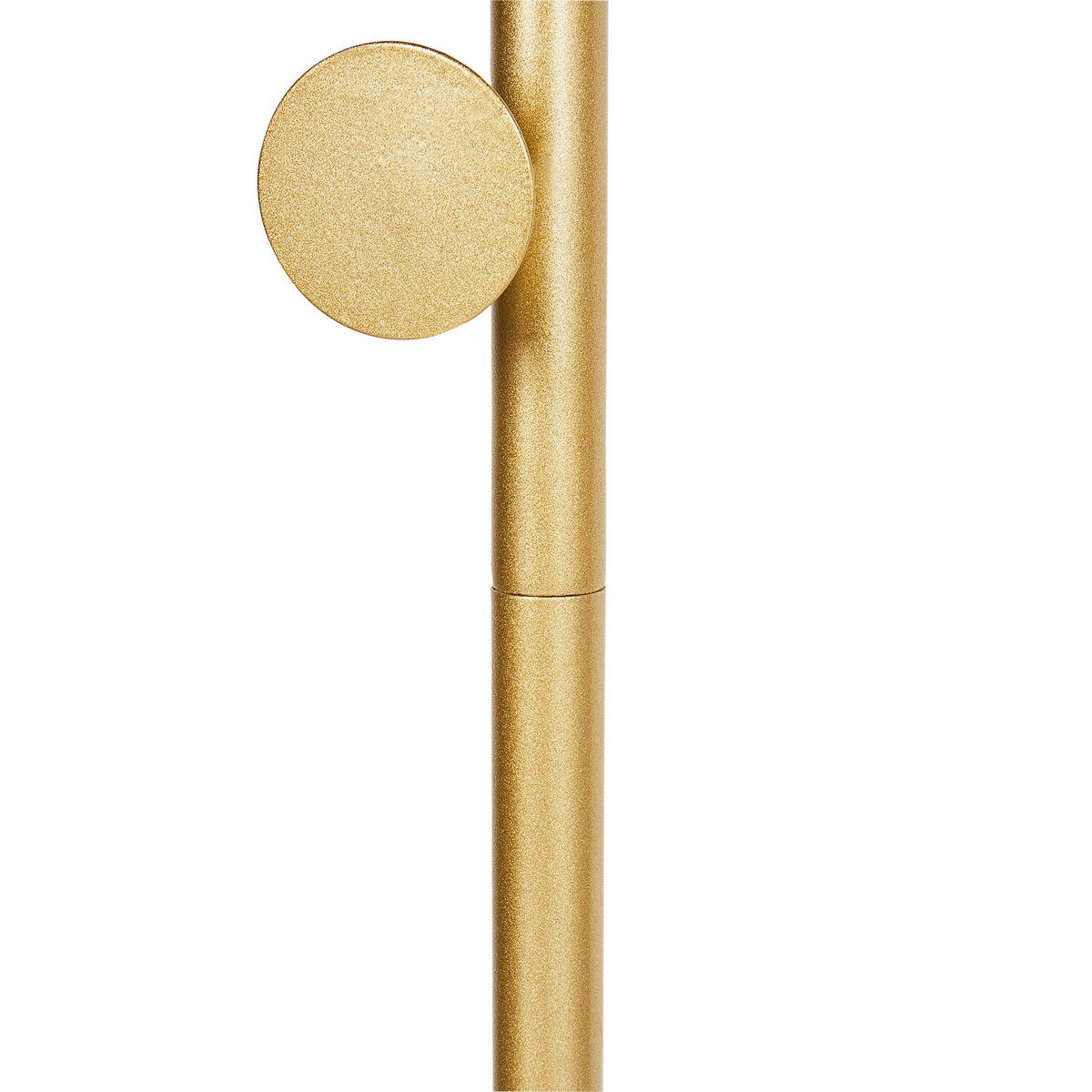 GARDEROBENSTÄNDER Metall gold/weiß 170 cm Notus - Goldfarben/Weiß, Metall (32/170/32cm) - Beliani