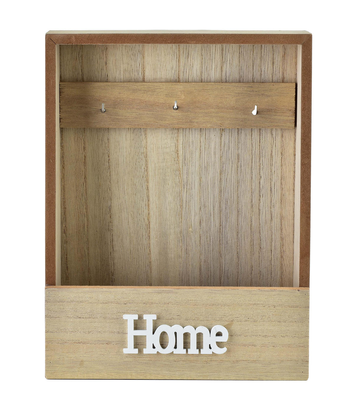 SCHLÜSSELKASTEN Stacy Braun 20/7/28 cm Holz - Braun, Holz (7/28/20cm) - Mondex