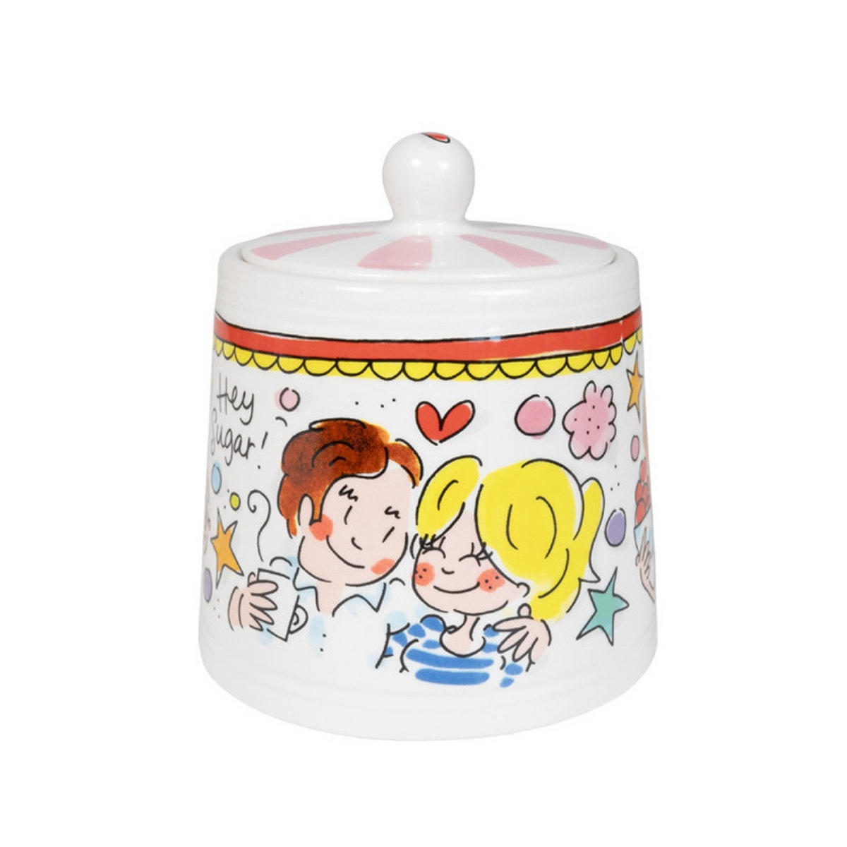 ZUCKERDOSEN Sweet in Bunt - 11,5cm - Multicolor, Keramik (10.5/11.5cm) - Blond Amsterdam