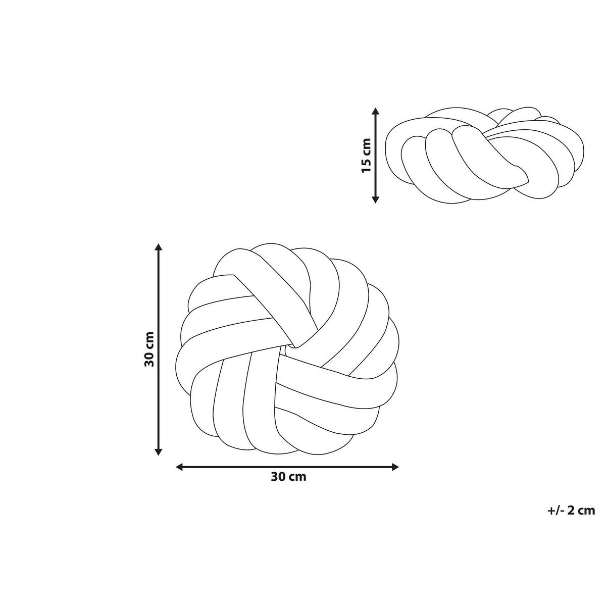 DEKOKISSEN Senfgelb 30/30 cm Akola - Dunkelgelb, Textil (30/30cm) - Beliani