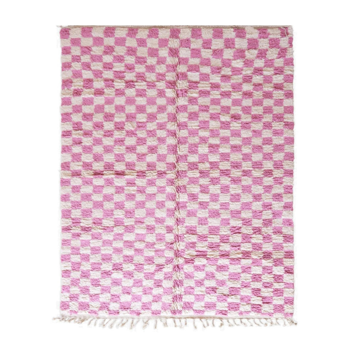 BERBERTEPPICH aus reiner Wolle 217x 292 cm - Pink, Naturmaterialien (217/292cm) - AFK Living