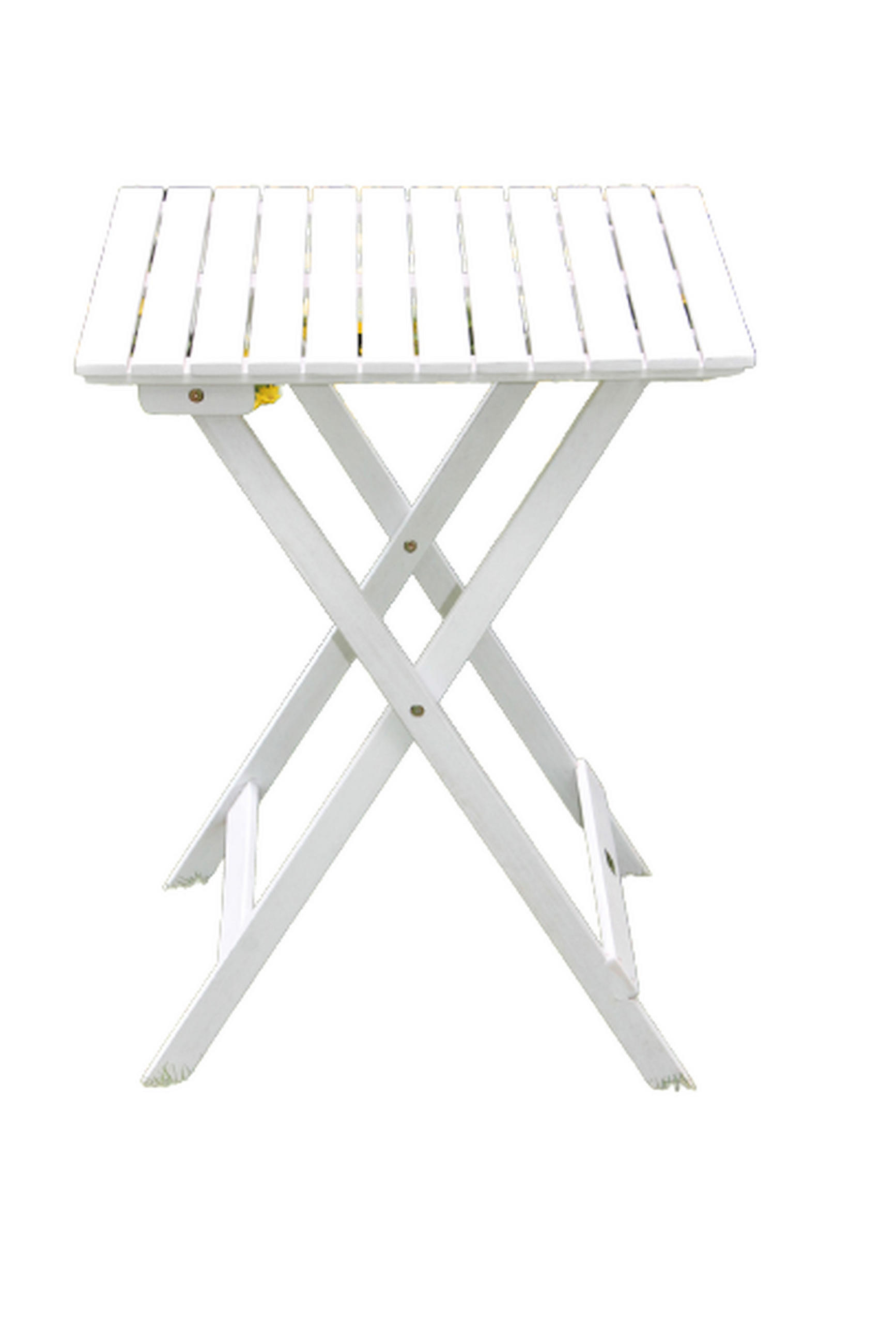 KLAPPTISCH Bistro weiß gewischt 58 - Weiß, Holz (58/58/72cm) - Sedex