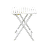 KLAPPTISCH Bistro weiß gewischt 58 - Weiß, Holz (58/58/72cm) - Sedex