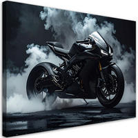 LEINWANDBILD Kraftfahrzeuge 120x80cm - Schwarz, Textil (120/80cm) - Feeby