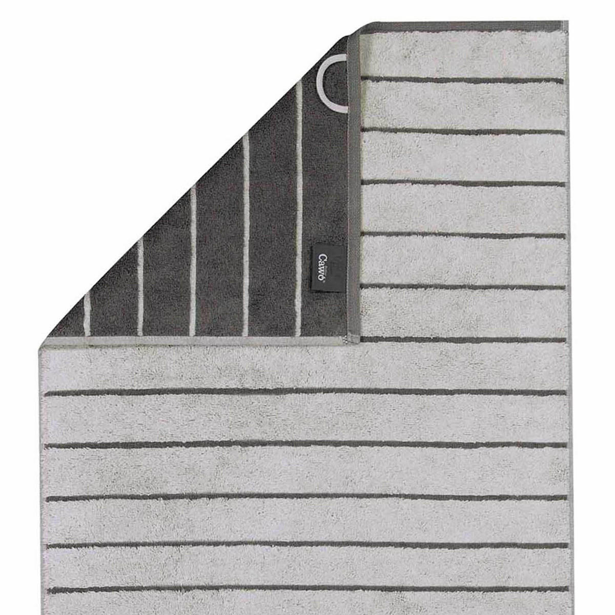 GÄSTETUCH BALANCE DOUBLEFACE 6232 PLATIN - 77 - Grau, Textil (30/50cm) - Cawoe