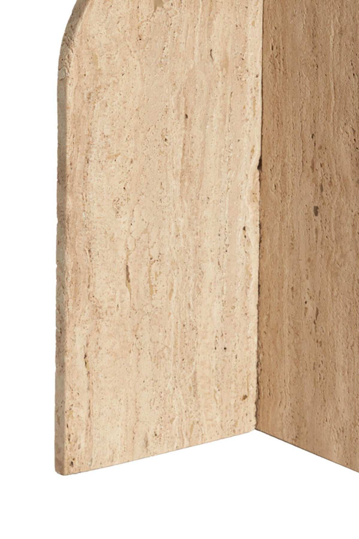 BEISTELLTISCH Otinia Braun Ø41/48 cm - Beige, Stein (41/41/48cm) - Light & Living