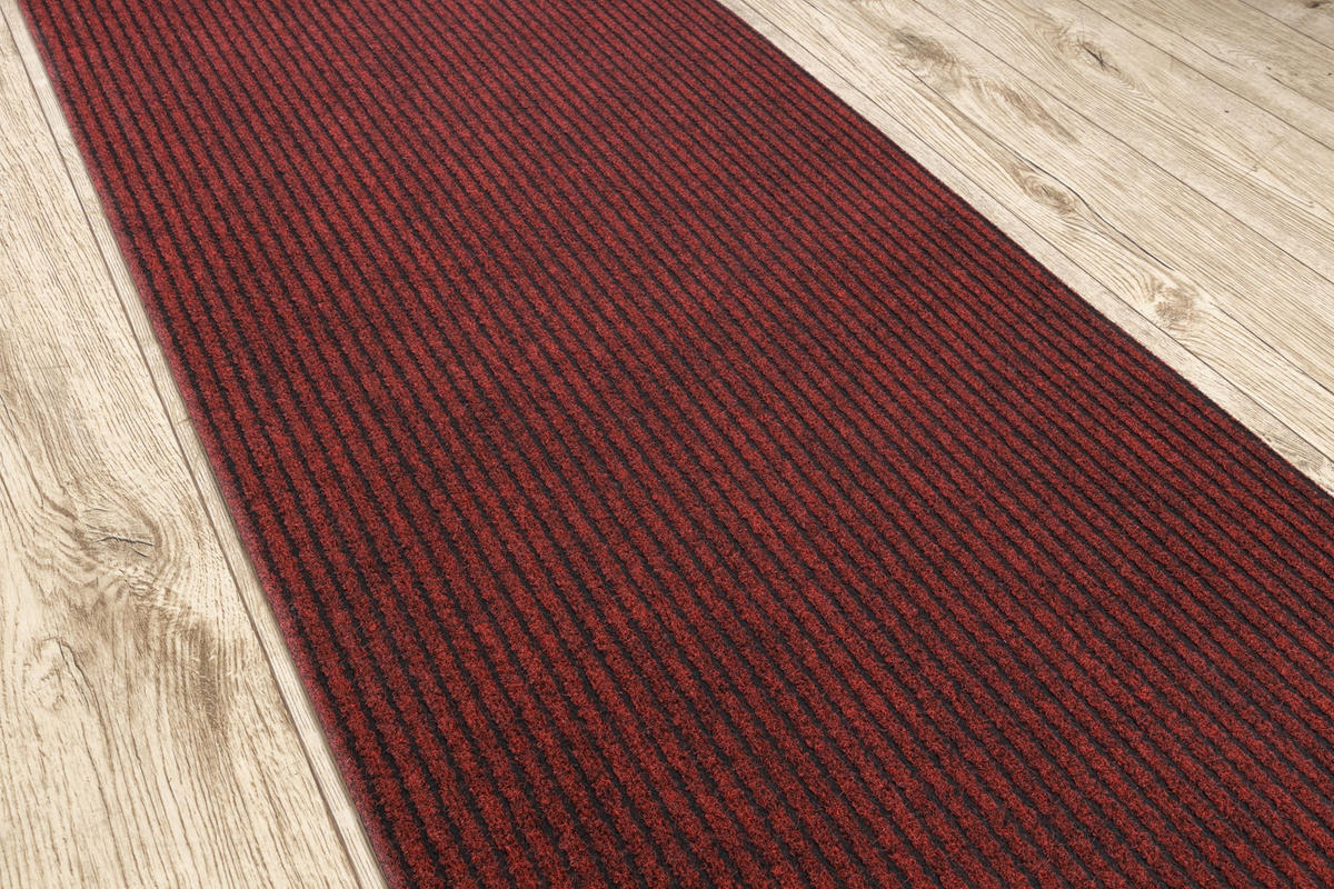 TÜRMATTE rutschfest 120/170 cm - Rot, Textil (120/170cm) - rugsX